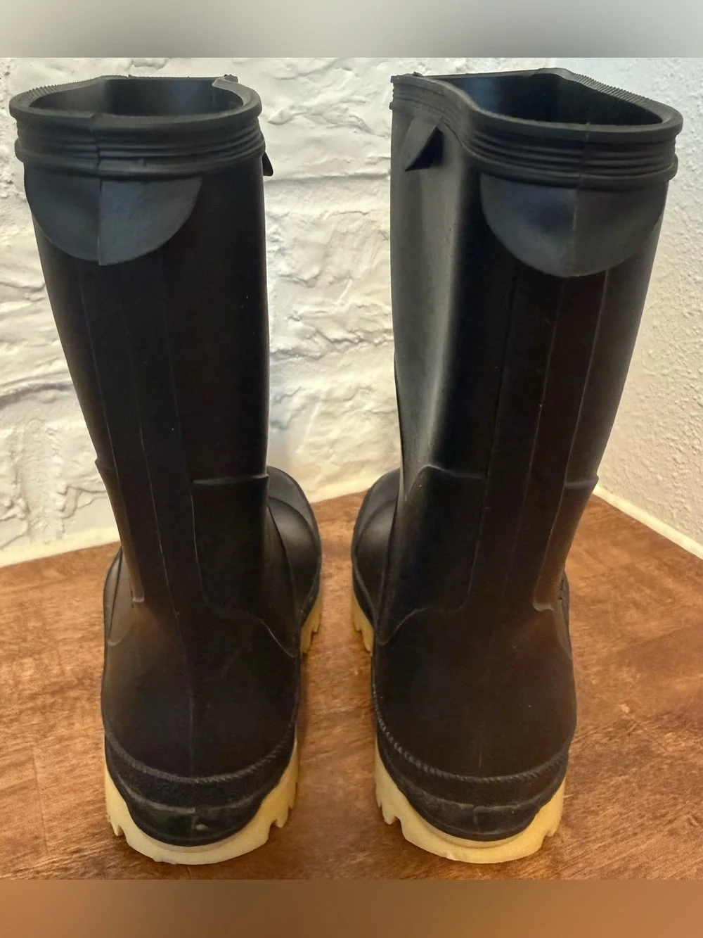 Weather Step by Tiniboy Black Toddler Size 8 Rain Boots